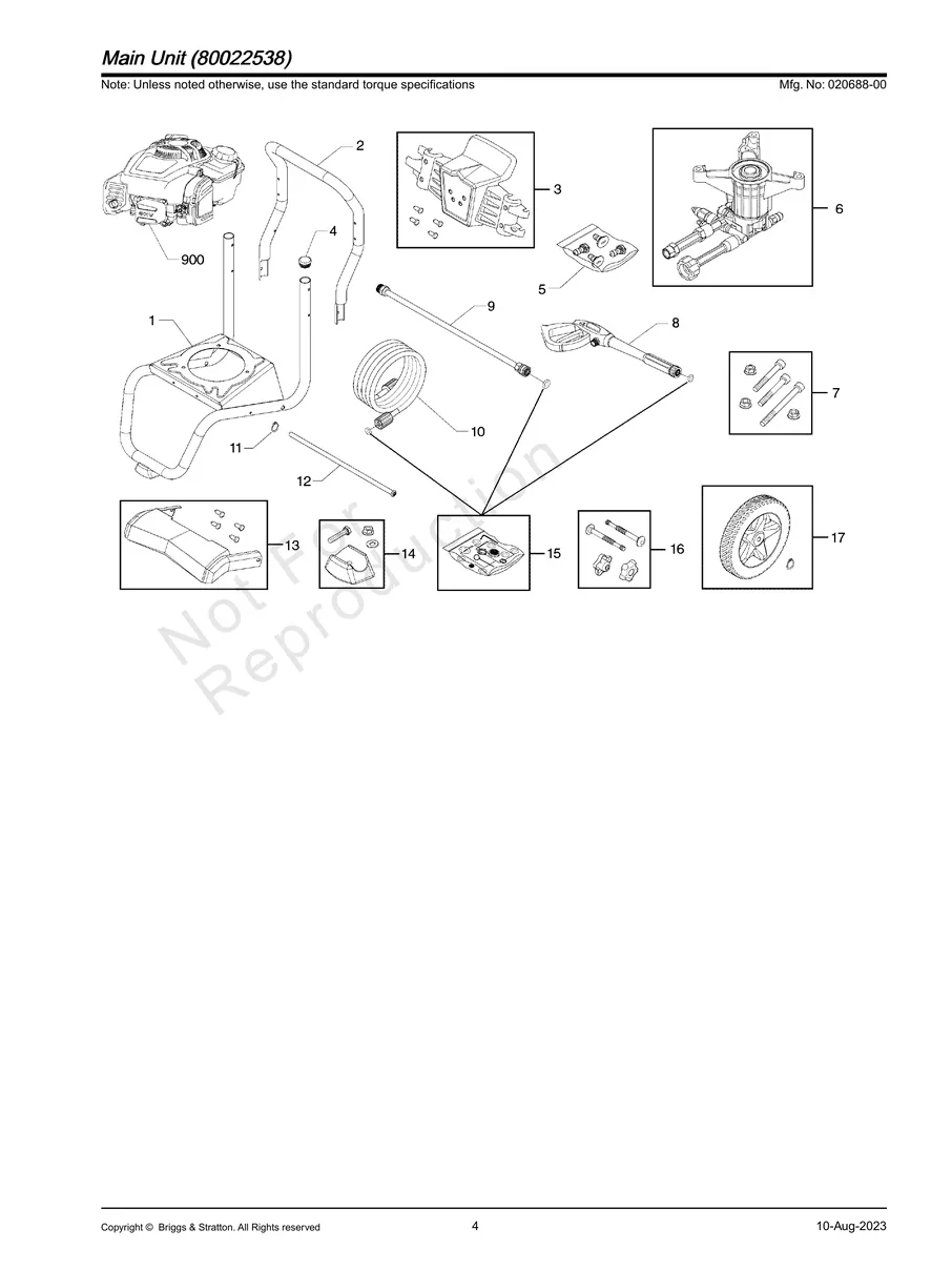 BRIGGS AND STRATTON, 020688-00, IPL.4